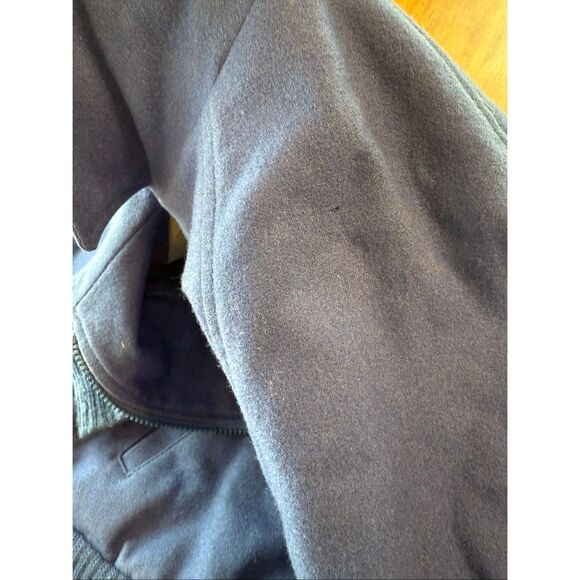 Vintage Pendleton Jacket Mens XL Blue Virgin Wool Bomber Flannel Lined 80s Coat - Picture 9 of 12